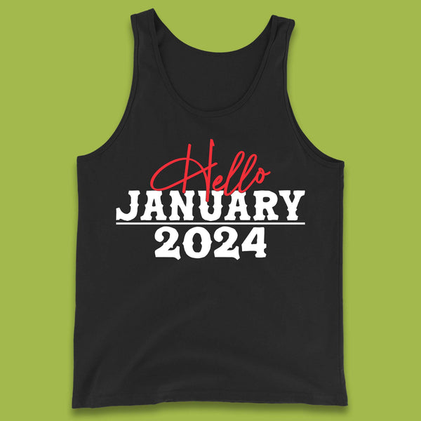 Hello January 2024 Tank Top