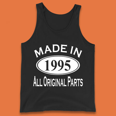 Made In 1995 All Original Parts Vintage Retro 28th Birthday Funny 28 Years Old Birthday Gift Tank Top