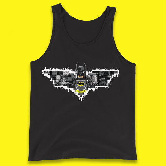 The Lego Batman Movie Superhero Building Bricks Block DC Comics Batman Master Builder Comic Book Character Tank Top