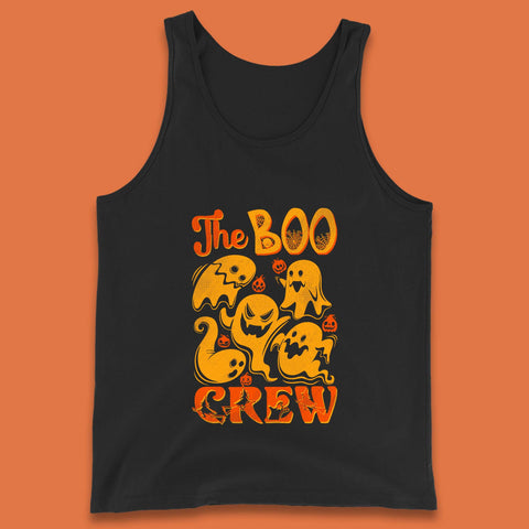 The Boo Crew Halloween Horror Scary Boo Ghost Squad Spooky Vibes Tank Top