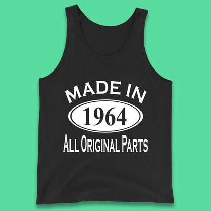 Made In 1964 All Original Parts Vintage Retro 59th Birthday Funny 59 Years Old Birthday Gift Tank Top