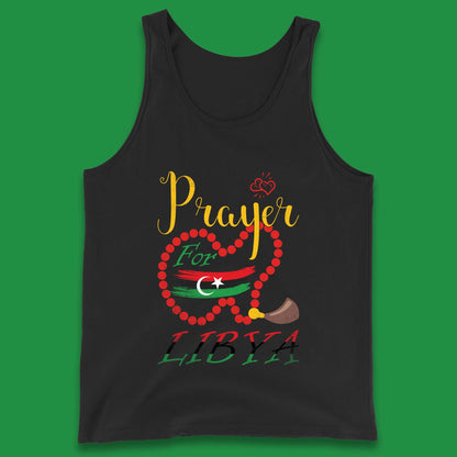 Prayer For Libya Help Libya Flood Solidarity Stand With Libya Tank Top