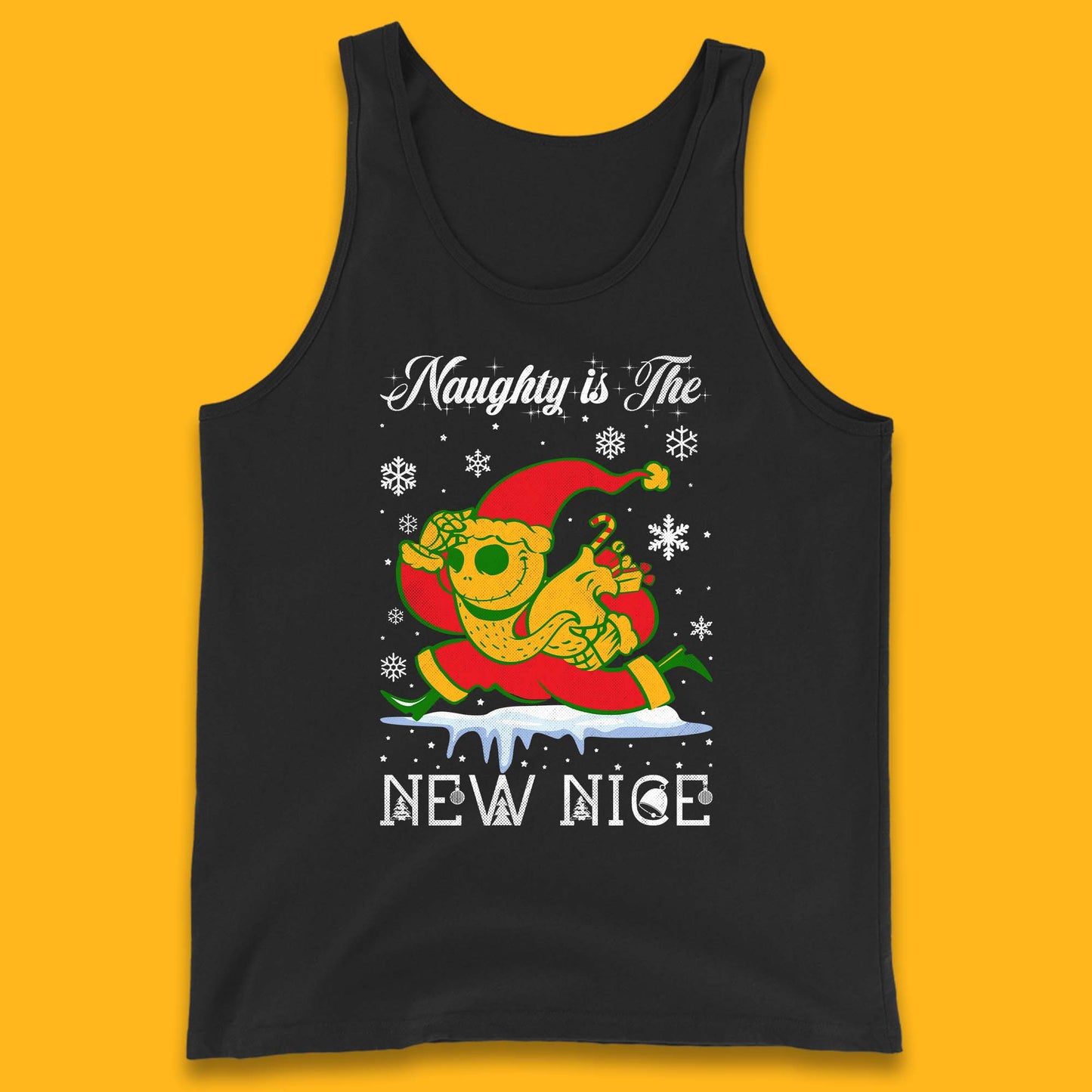 Santa Jack Skellington Christmas Tank Top