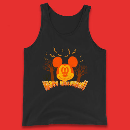 Happy Halloween Mickey Mouse Horror Scary Spooky Jack Face Halloween Disney Trip Tank Top