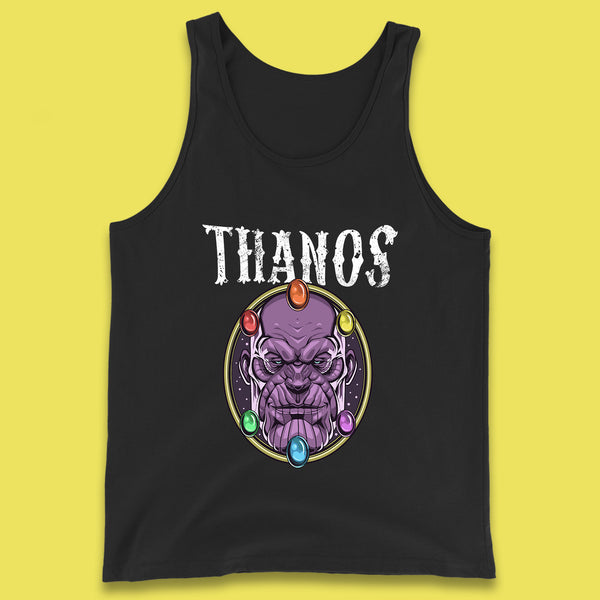 Thanos Avengers Infinity Stones Thanos Comic Book Supervillain Fictional Characters Infinity Gauntlet Marvel Villian Tank Top