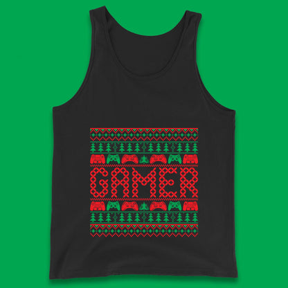 christmas game controller tank top