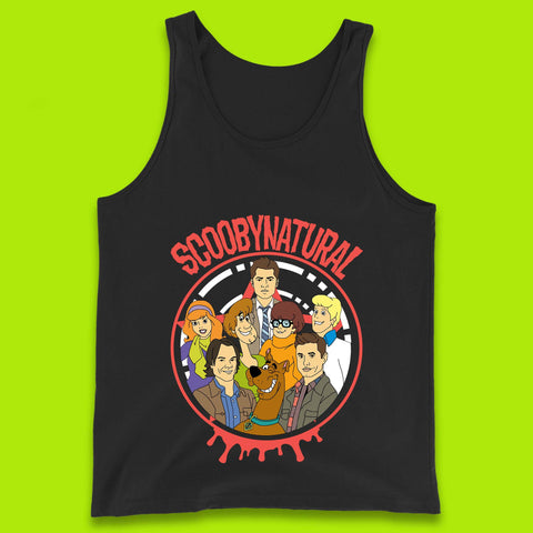 Scooby-Doo Scoobynatural Mash Up Group Shot Poster Happy Halloween Tank Top