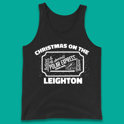 Polar Express Christmas Train Tank Top