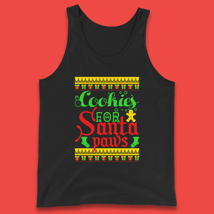 christmas cookies for santa paws tank top