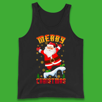 merry christmas santa claus tank top