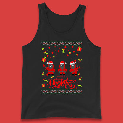 Squid Game Guards Christmas Tank Top