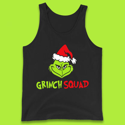 grinch squad christmas tank top