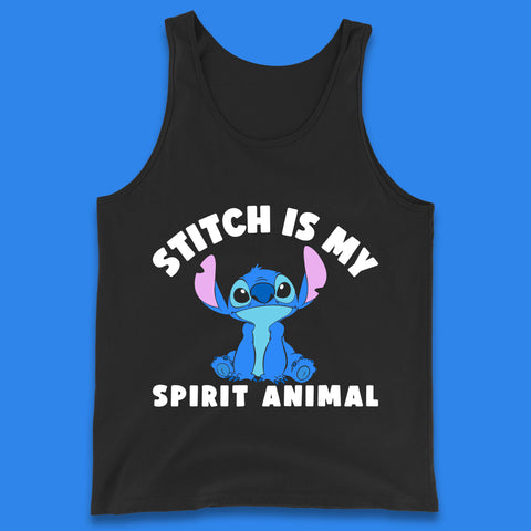Stitch Is My Spirit Animal Disney Spirit Lilo & Stitch Cartoon Character Ohana Stitch Lover Tank Top