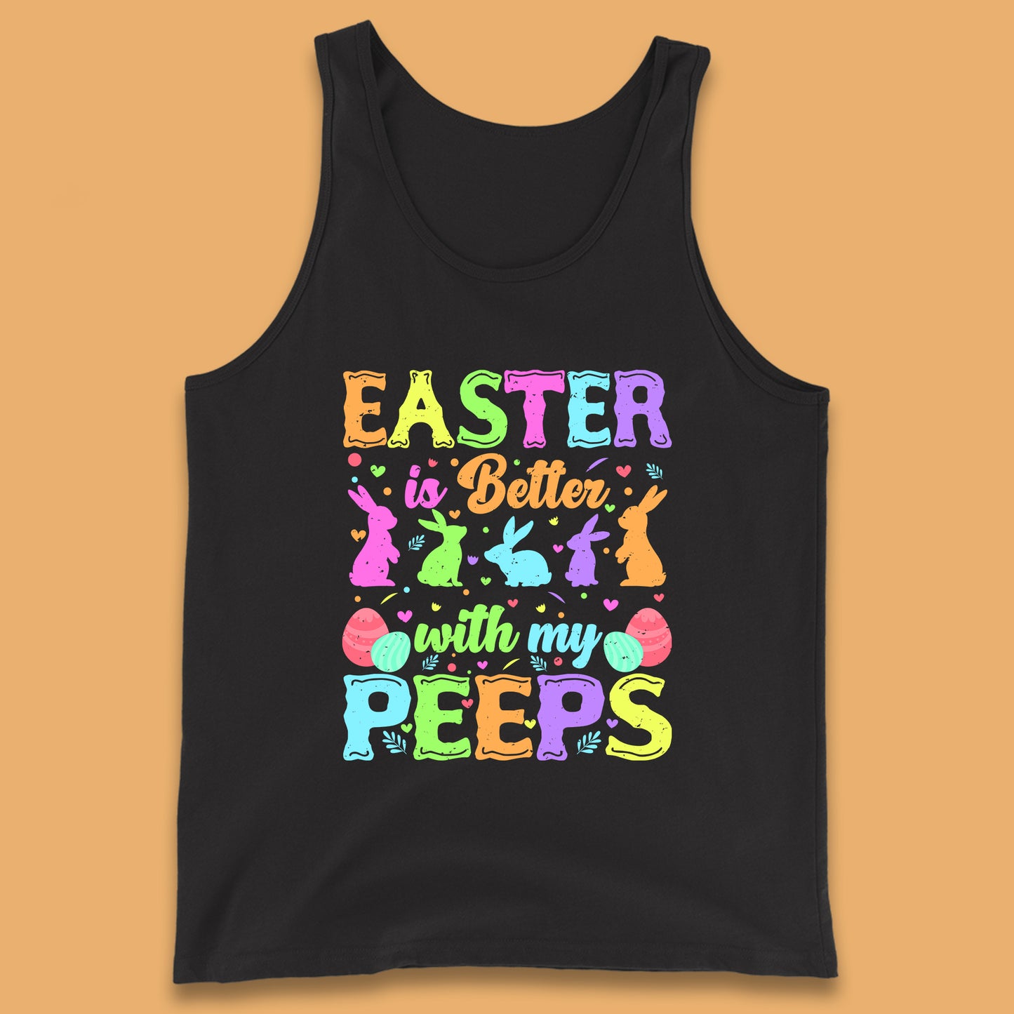 Easter Better With My Peeps Tank Top