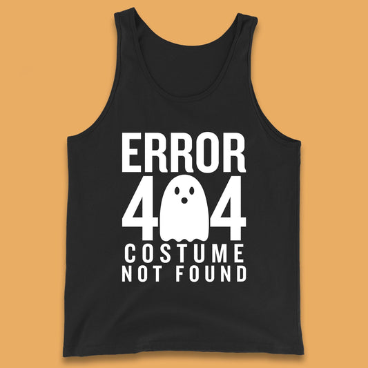 Error 404 Costume Not Found Halloween This Is My Halloween Costume Error 404 Tank Top
