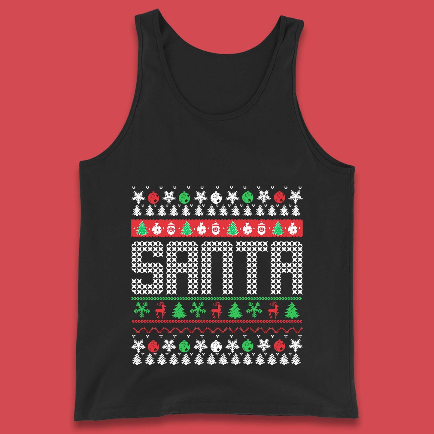 christmas santa Claus tank top