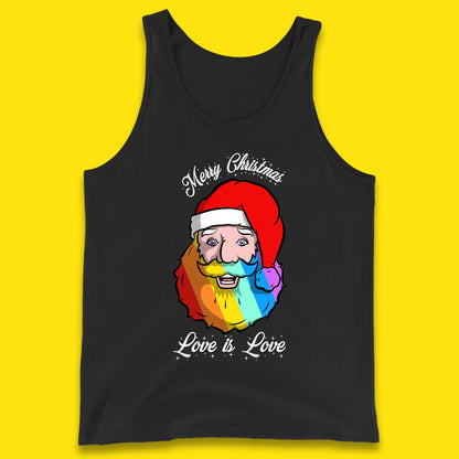 Gay Santa Christmas Tank Top