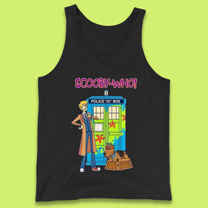 Scooby-Who Police Public Call Box  Scooby-Doo Doctor Who Tardis Police Box Tank Top
