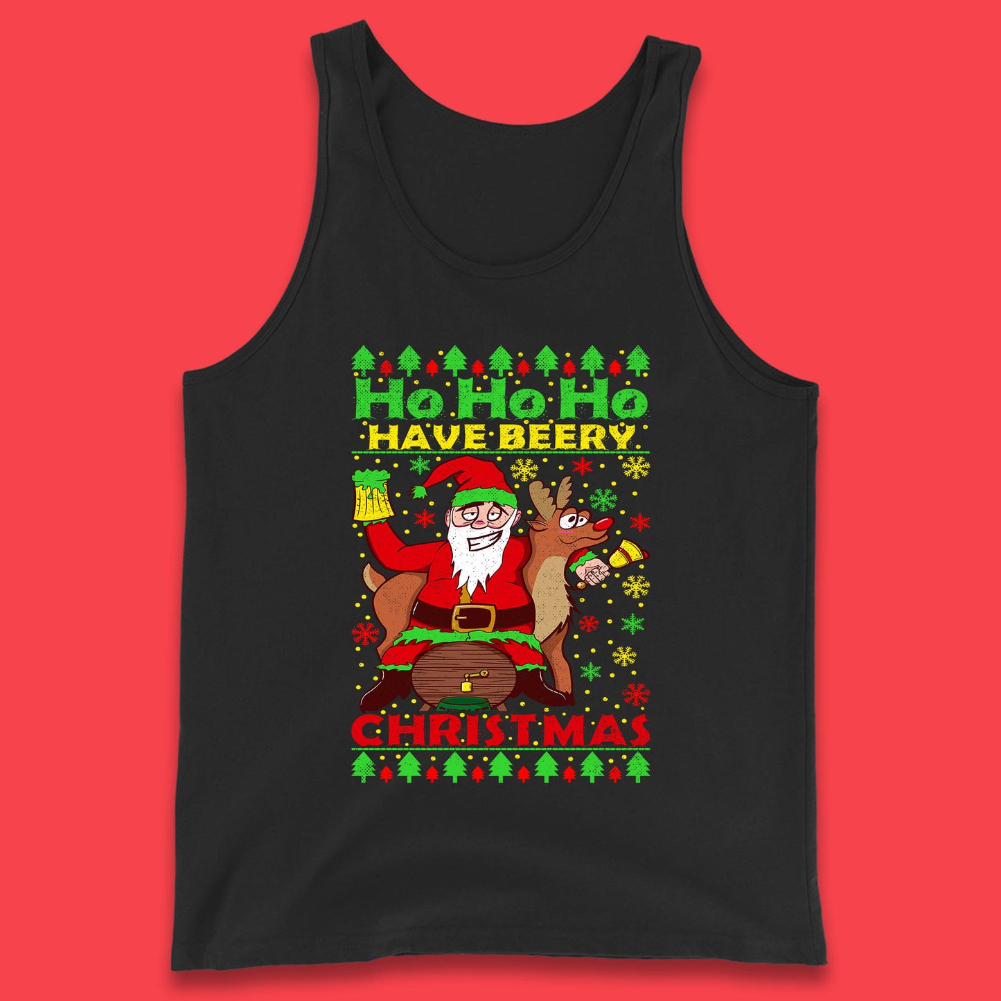 beery christmas tank top