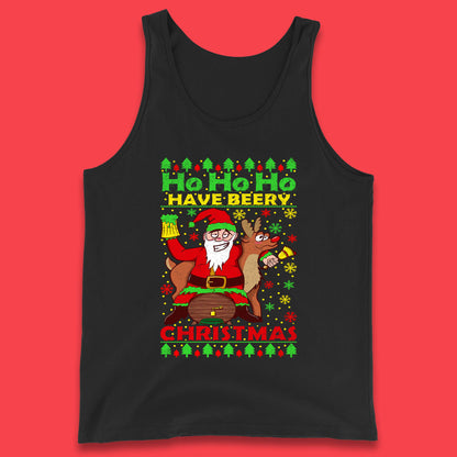 beery christmas tank top