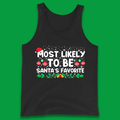 Santa's Favorite Christmas Tank Top