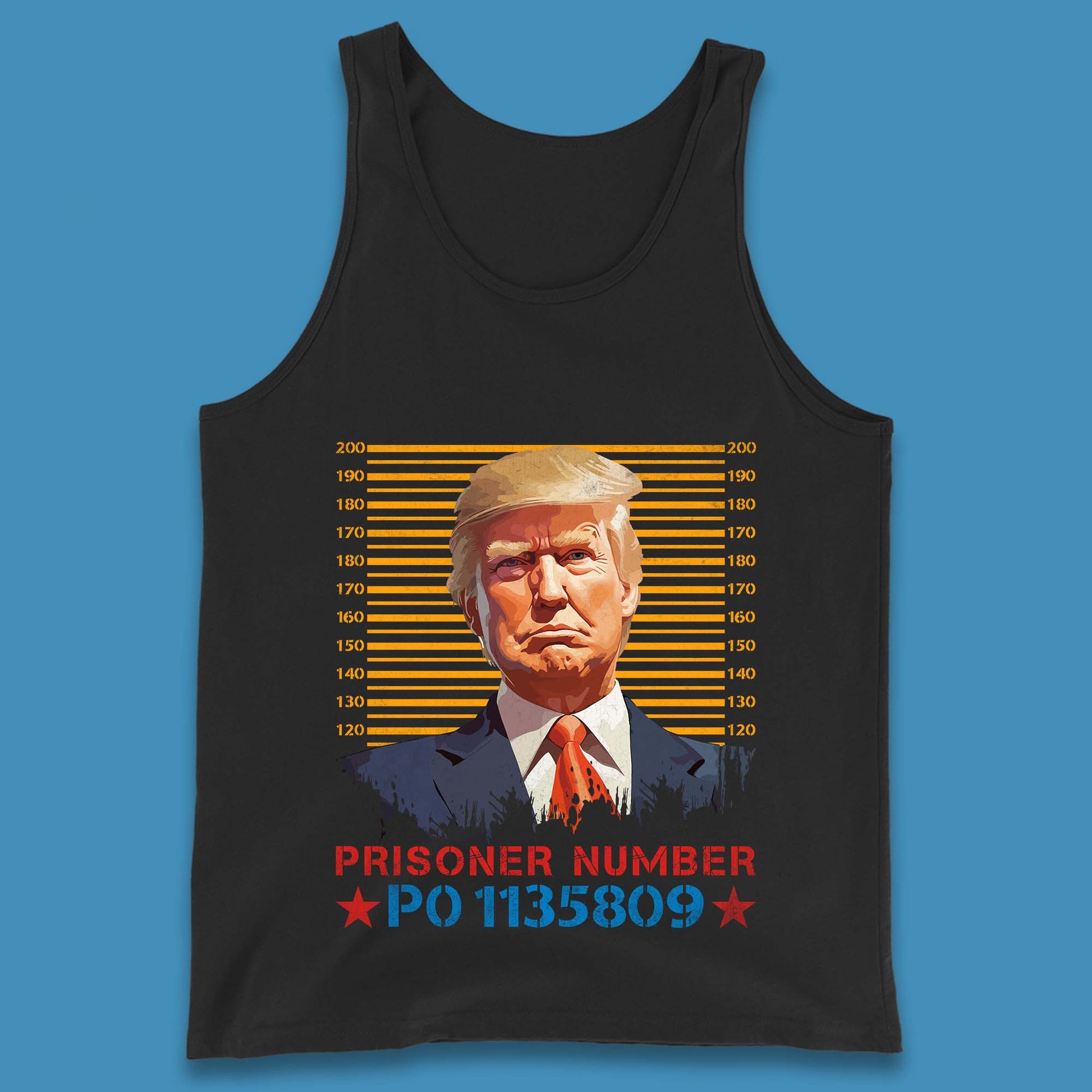 Donald Trump Mug Photo Tank Top