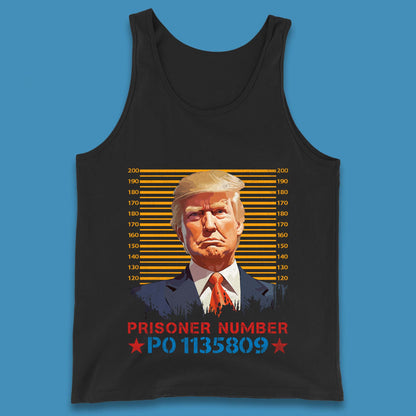 Donald Trump Mug Photo Tank Top