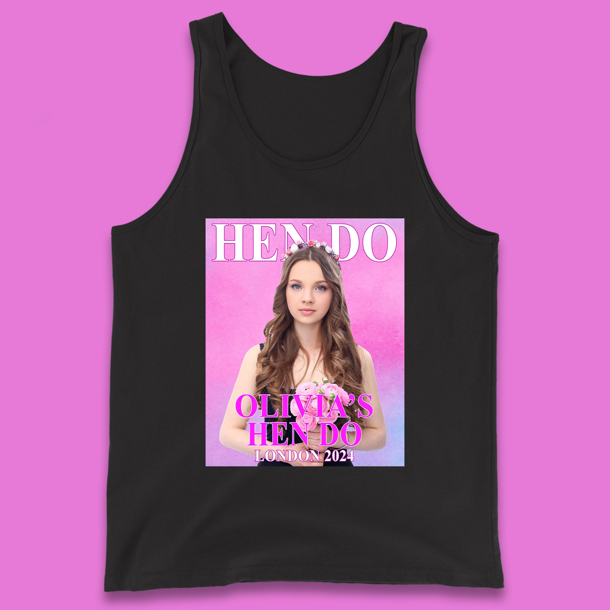 Personalised Hen Do 2024 Tank Top