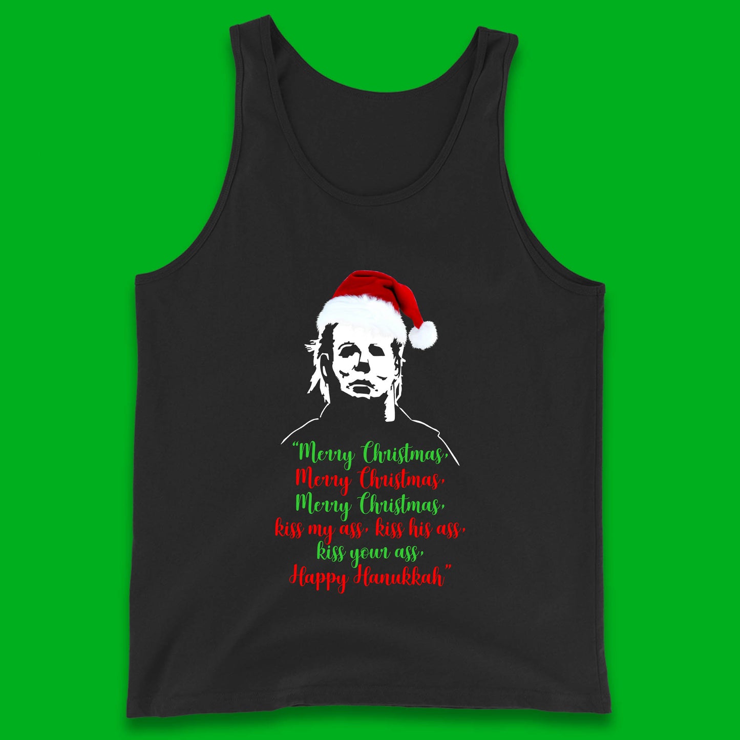 michael myers christmas tank top
