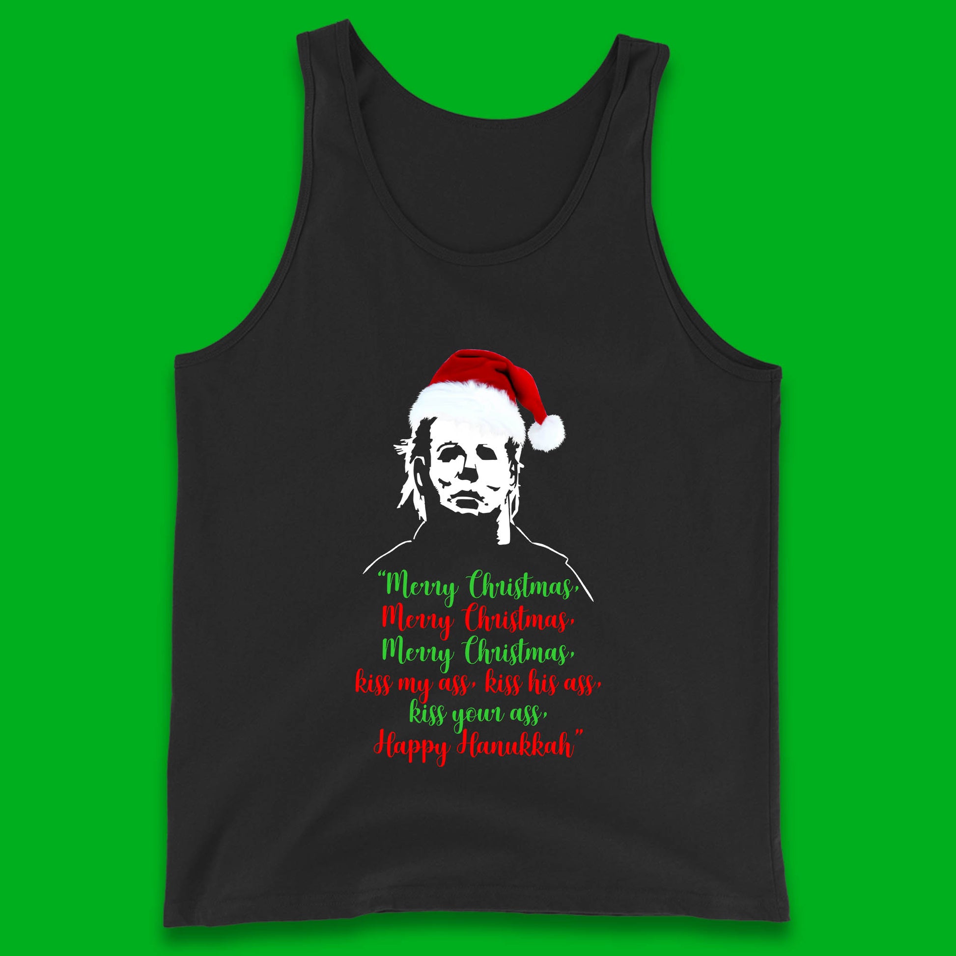 michael myers christmas tank top