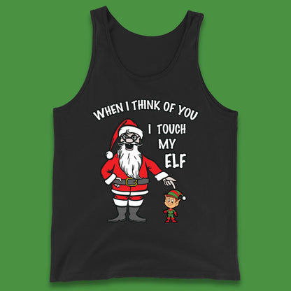 Cheeky Rude Funny Christmas Tank Top