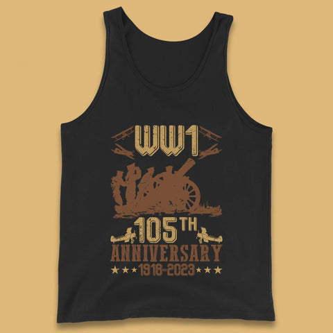 WW1 105th Anniversary 1918-2023 End Of World War I Remembrance Day Tank Top