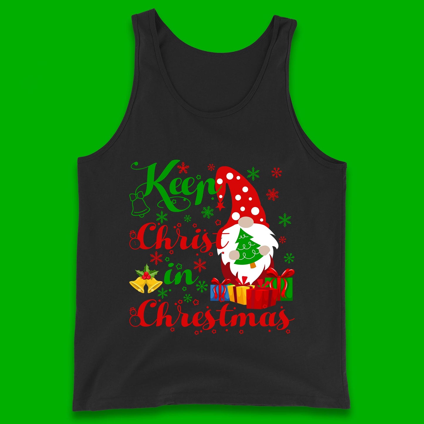 keep christ in christmas tank top