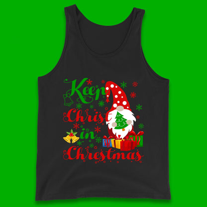 keep christ in christmas tank top