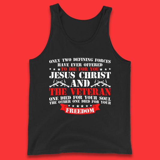Jesus Christ And The Veteran Tank Top