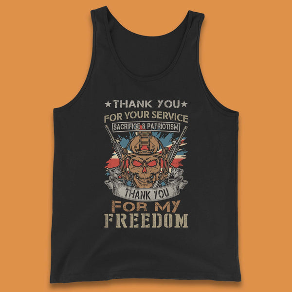 Thank You For My Freedom Tank Top