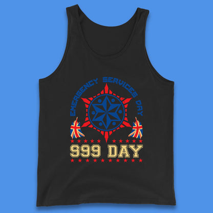 Emergency Services Day 999 Days United Kingdom Annual Holiday Emergency Services First Responder Tank Top