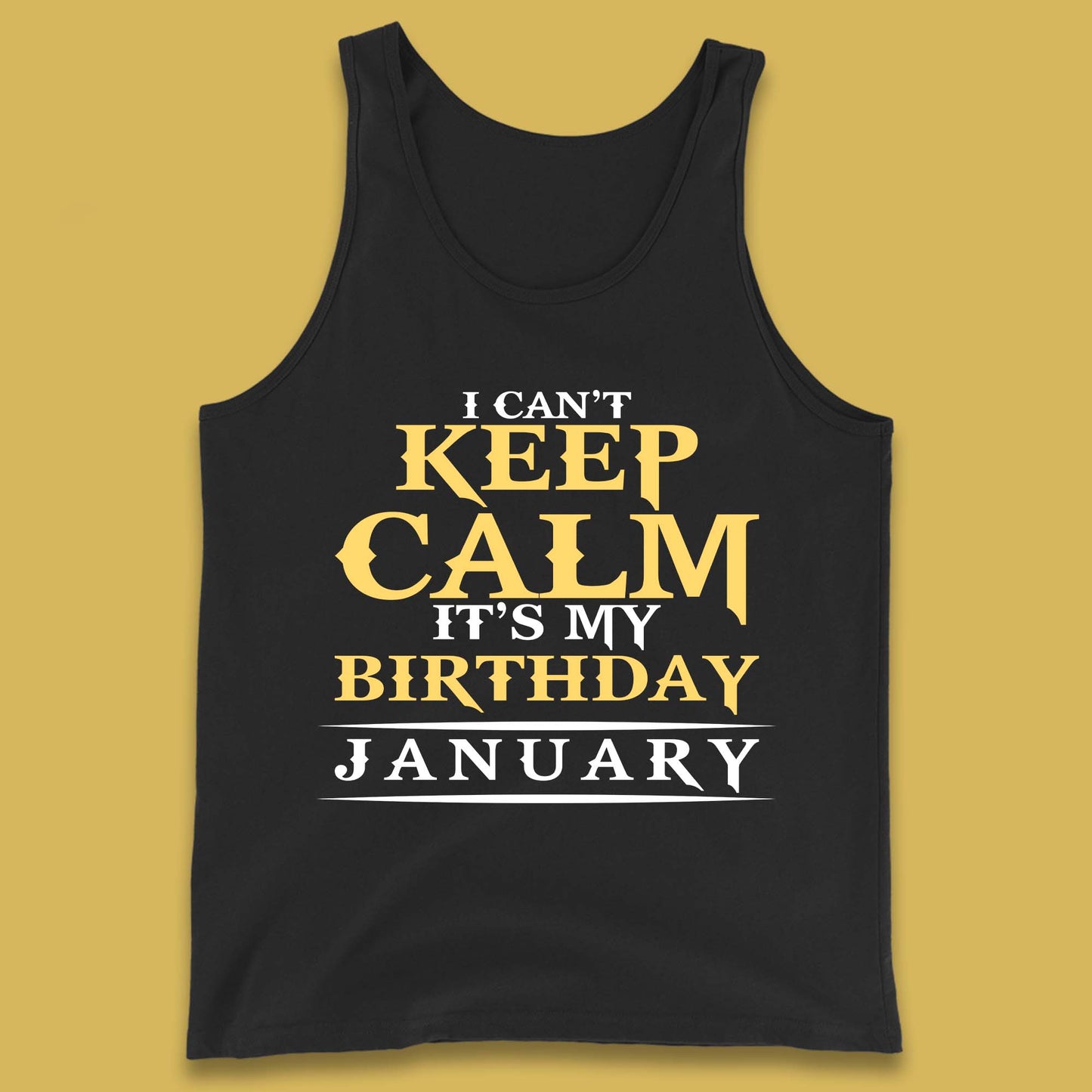 January Birth Party Tank Top