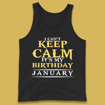 January Birth Party Tank Top