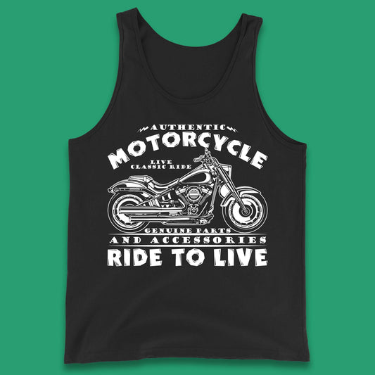 Motorcycle Ride To Live Tank Top