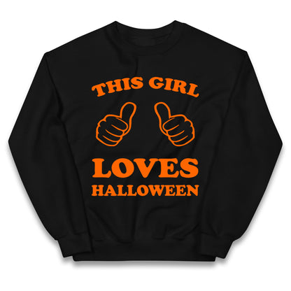 This Girl Loves Halloween Jumper

