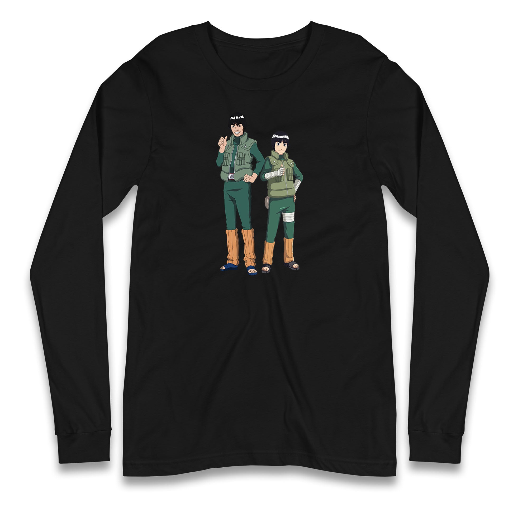 Might Guy & Rock Lee Long Sleeve T Shirt
