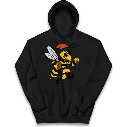 Wasps Rugby Christmas Kids Hoodie