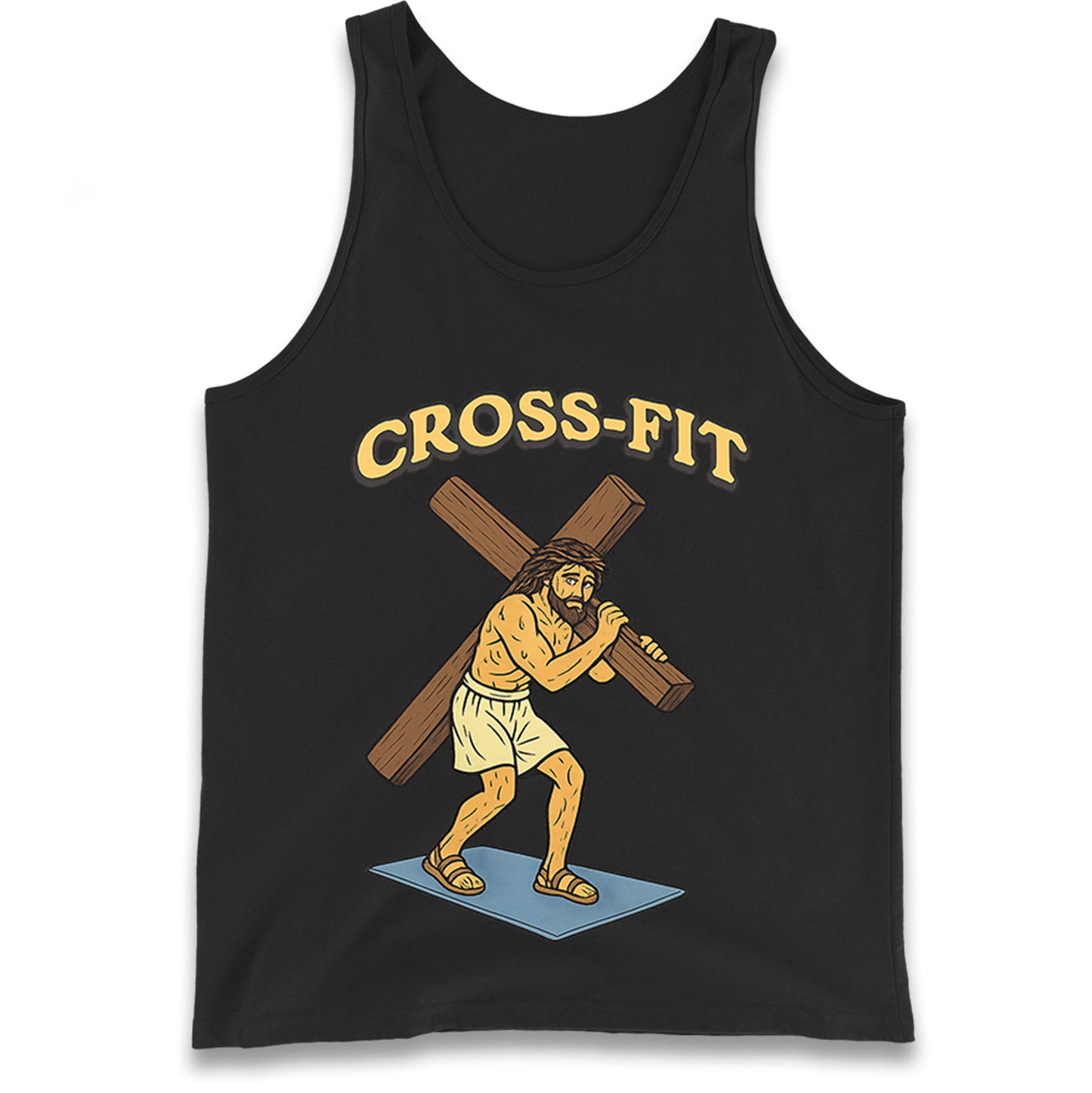 Jesus Cross Fit Tank Top