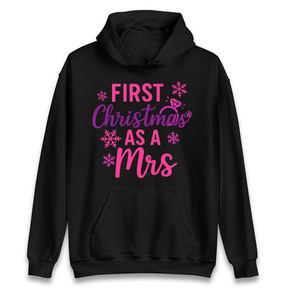 First Christmas As A Mrs Hoodie