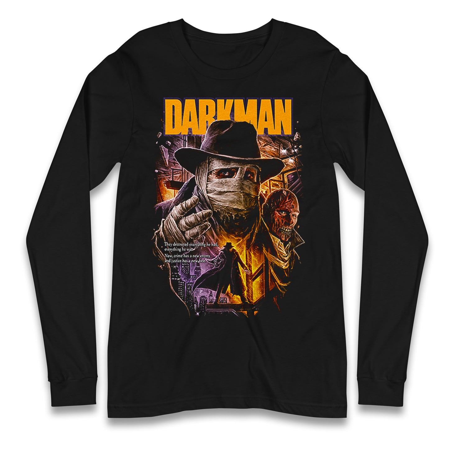 Darkman Face Longsleeve T Shirt