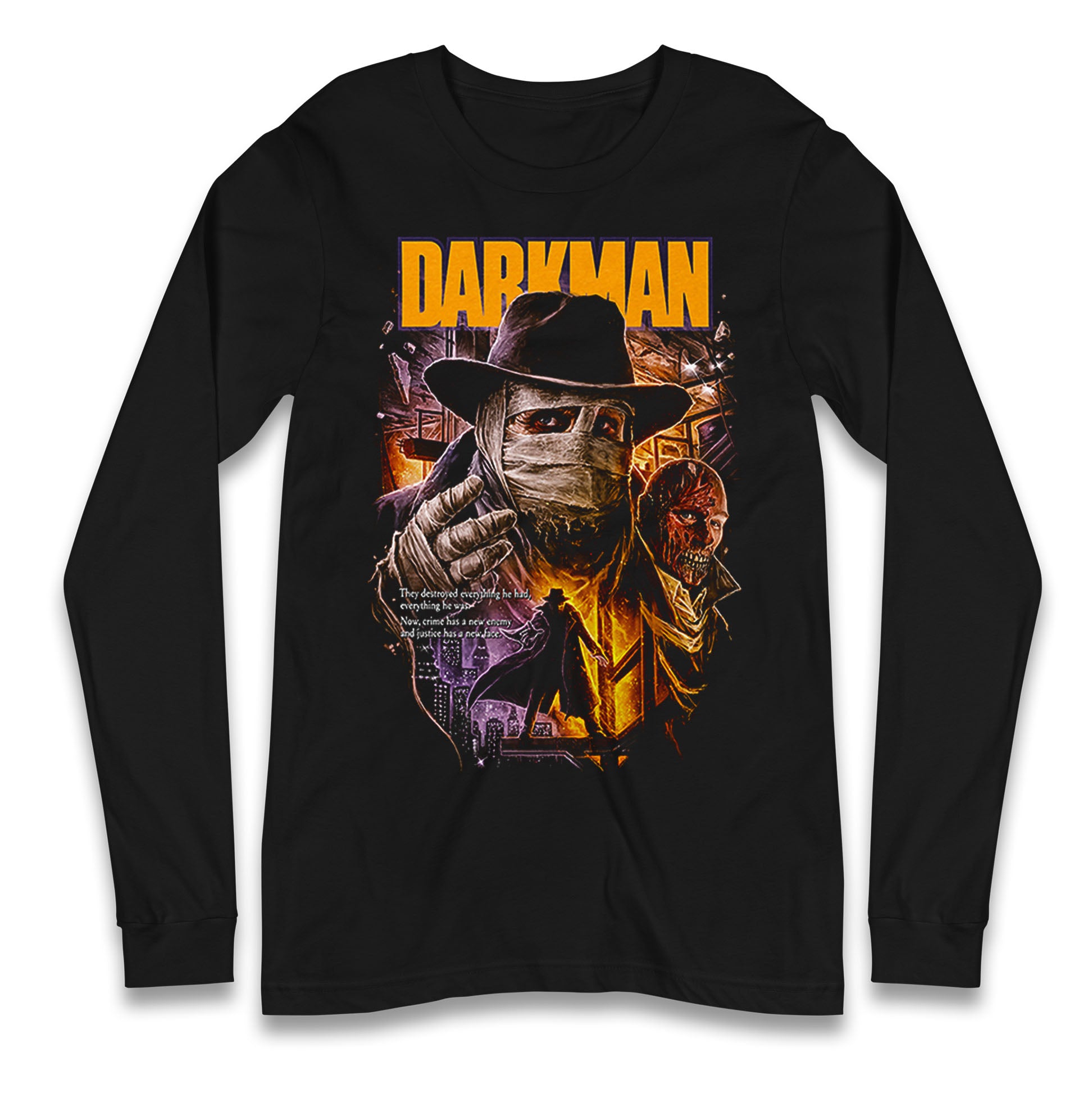 Darkman Face Longsleeve T Shirt