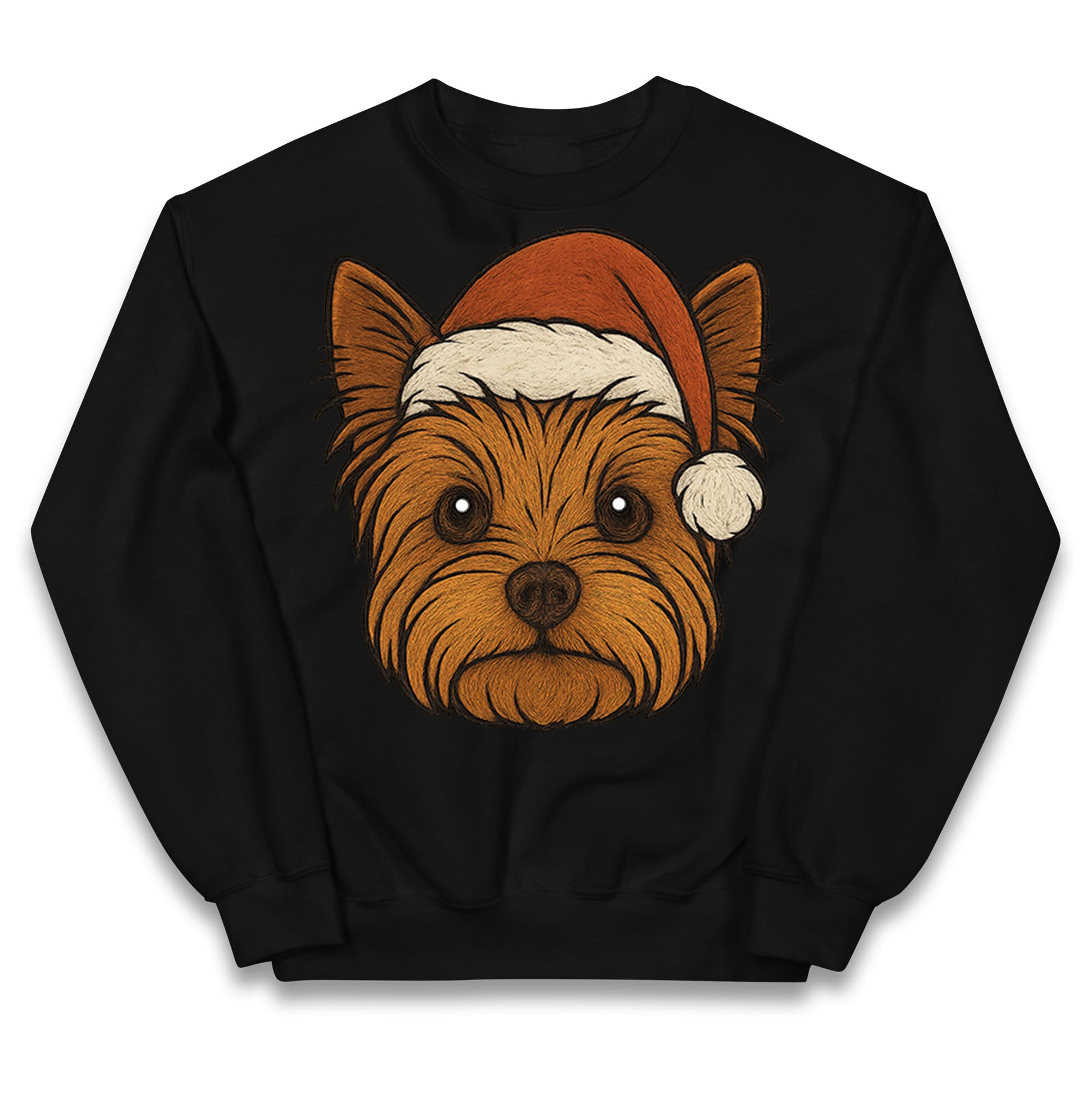 Yorkshire Terrier Christmas Kids Jumper