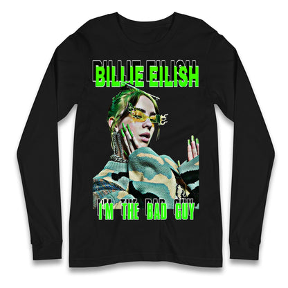 Billie Eilish Singer Longsleeve T Shirt
