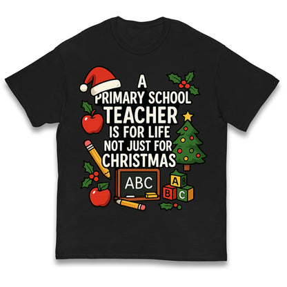 Primary School Teacher Christmas Kids T Shirt